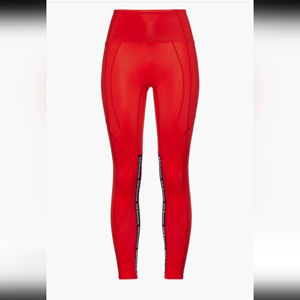 【All Access】jacquard-trimmed stretch Leggings